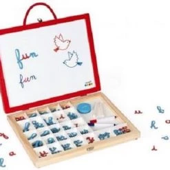 Janod 4 In 1 Klein Letters Leren Koffer -educational games Winkel 550x457 2