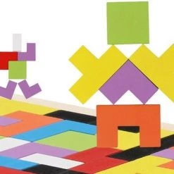 IsoTrade Tetris Legpuzzel Van Hout | Educatief | -educational games Winkel 550x462 8