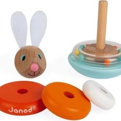 Janod Lapin - Stapeltuimelaar Konijn -educational games Winkel 550x465 1