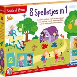Clementoni - Spelend Leren - 8 Spelletjes In 1