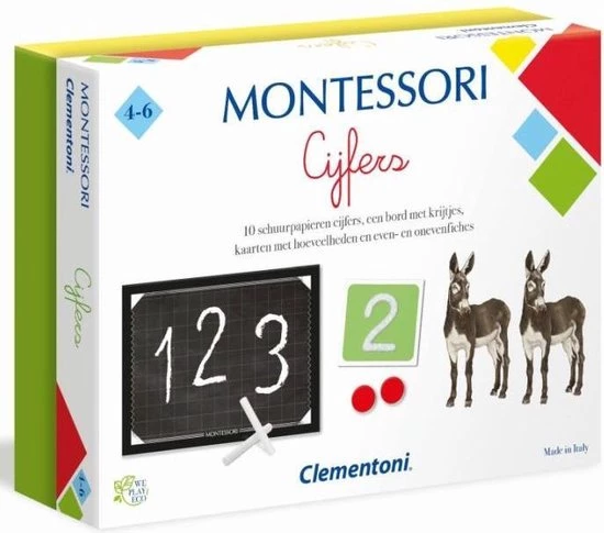 Clementoni - Cijfers Montessori - Educatief Spel, Montessori Speelgoed 4 Jaar 8 Clementoni - Cijfers Montessori - Educatief Spel, Montessori Speelgoed 4 Jaar - Afbeelding 8
