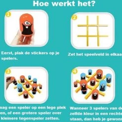 VG Deals Boter-Kaas-Eieren Opslokken | Tick-Tac-Toe | Gobble | Spelbord | Strategie Spel | Boter Kaas En Eieren Twist | Geheugen Spel | Drie Op Een Rij | Speelgoed Voor Meisjes En Jongens | Bordspel Voor Kind En Ouder | Familie Spel