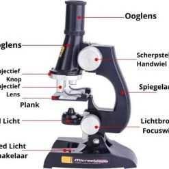 CRYTIVE Speelgoed Kindermicroscoop Voor Kinderen - Laboratorium Educatief Speelgoed Voor Uw Kind - Kinder Microscoop - 100x-450x -educational games Winkel 550x488
