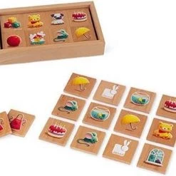 Janod Spel - Memo Eerste Woordjes -educational games Winkel 550x489 4