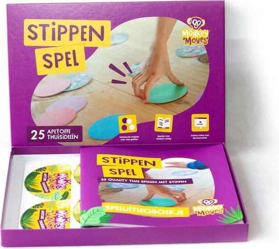 Monkey Moves Beweegspellen - Stippenspel - Beweegspel - Kinderspel - Actief 6 Monkey Moves Beweegspellen - Stippenspel - Beweegspel - Kinderspel - Actief - Afbeelding 6