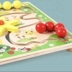 Merkloos Labyrint - Schuifpuzzel - Rups - Houten Bordspellen - Junior - Doolhof - Houten Speelgoed - Educatief Speelgoed - Kinderspel Vanaf 3 Jaar - Montessori - Baby & Peuter - Kleurrijk - Speelgoed - Uitdagend - Oog & Hand Coördinatie -educational games Winkel 550x495