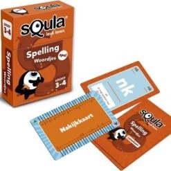 Educatieve Spellenbundel - Squla - 2 Stuks - Flitsquiz Groep 1 2 3 & Spelling Kaartspel (Groep 3&4) -educational games Winkel 550x497 3