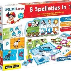 Clementoni - Spelend Leren - 8 Spelletjes In 1 -educational games Winkel 550x497 9