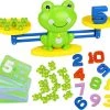 JAXY Educatief Speelgoed - Frog Balance - Monkey Balance - Educatief Speelgoed Voor Kinderen Vanaf 3 Jaar - Speelgoed Voor Jongens En Meisjes - Interactief Speelgoed - Leer Wiskunde En Rekenen - Leren Rekenen - Leren Tellen - 64 Stuks