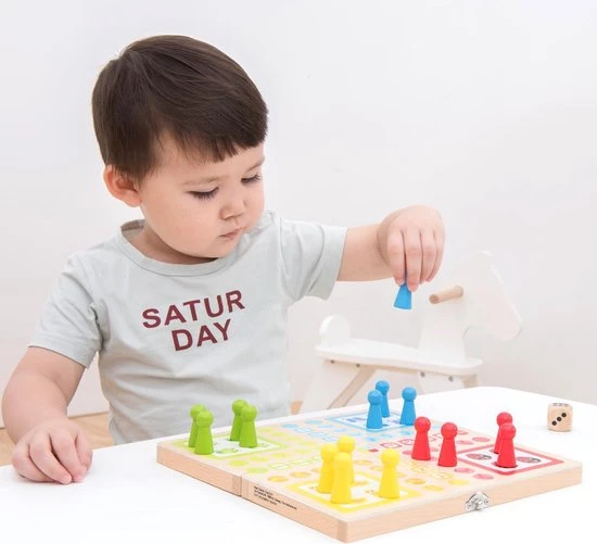 New Classic Toys - Klassiek Spel Ludo 'Mens Erger Je Niet' 5 New Classic Toys - Klassiek Spel Ludo 'Mens Erger Je Niet' - Afbeelding 5