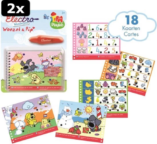 2x Woezel & Pip Electro Wonderpen - Educatief Spel 5 2x Woezel & Pip Electro Wonderpen - Educatief Spel - Afbeelding 5