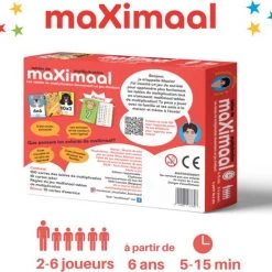 Maximal MaXimaal Tables De Multiplication | Jeu De Soci?t? | Les Tables De Multiplication Deviennent Un Jeu D?enfant | ? Partir De 6 Ans | Invent? Par Maxim (8 Ans) -educational games Winkel 550x522 10
