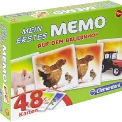 Clementoni Memory Geheugenspel Boerderij - 48 Delig