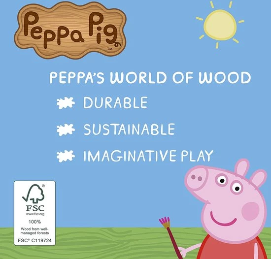 Peppa Pig Houten Schoolhuis Speelset 5 Peppa Pig Houten Schoolhuis Speelset - Afbeelding 5