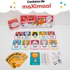 Maximal MaXimaal Tables De Multiplication | Jeu De Soci?t? | Les Tables De Multiplication Deviennent Un Jeu D?enfant | ? Partir De 6 Ans | Invent? Par Maxim (8 Ans) -educational games Winkel 550x528 8