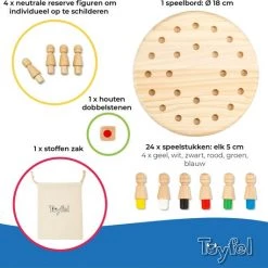 Toyfel Magnus ? Houten Memory Schaakspel Met Tas 18 Cm ? Memory Chess Montessori Educatief Speelgoed Voor Kinderen Spel Voor Logica & Co?rdinatie -educational games Winkel 550x531