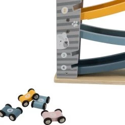 PolarB - Houten Autobaan - 4 Autootjes - Houten Speelgoed Vanaf 18+ Maanden -educational games Winkel 550x531 6