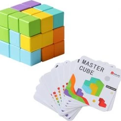 Dorjee Master Cube Puzzel - Houten Speelgoed Puzzel - Educatief Houten Speelgoed