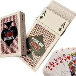 ESTARK Luxe Speelkaarten - 4 Sets - Plastic Coating - Poker Kaarten - Kaartspel - Spelkaarten - Spel Kaart - 4 X 56 - Gezelschapsspel - Spelen - Playing Cards - Cijfer In Alle 4 De Hoeken - 4 STUKS -educational games Winkel 550x532 5