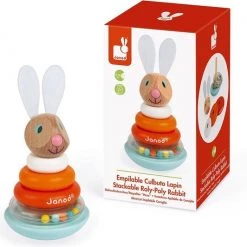 Janod Lapin - Stapeltuimelaar Konijn -educational games Winkel 550x532 7