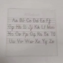 Lbm Leren Schrijven - Plexiglas Alfabet Bordje Om Te Leren Schrijven - Groep 3 - Alfabet - Schrijven - Herbruikbaar