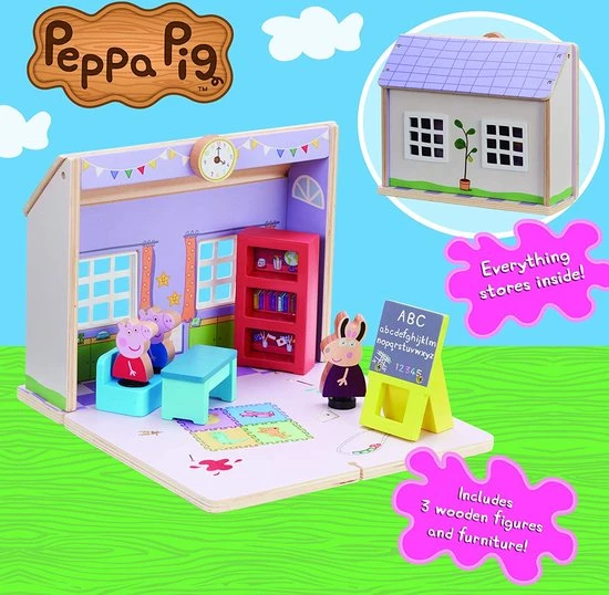 Peppa Pig Houten Schoolhuis Speelset 6 Peppa Pig Houten Schoolhuis Speelset - Afbeelding 6