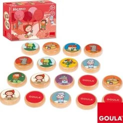 Goula Roodkapje Houten Geheugenspel - Memo -educational games Winkel 550x541 11