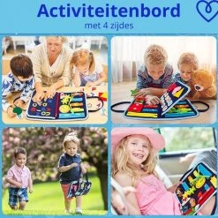 Magnificos - Montessori Speelgoed - Activiteitenbord - Busy Board - Activity Board - Motoriek - Map - Planeten -educational games Winkel 550x544 2