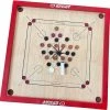 Doctor Sport Origineel Carrom Spel - Made In India - Compleet Met Stenen, Poeder, Striker 59 X 59 Cm Klasse En Geweldig