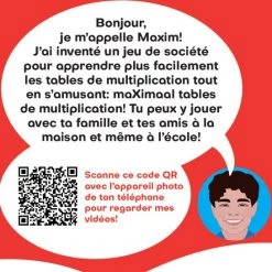 Maximal MaXimaal Tables De Multiplication | Jeu De Soci?t? | Les Tables De Multiplication Deviennent Un Jeu D?enfant | ? Partir De 6 Ans | Invent? Par Maxim (8 Ans) -educational games Winkel 550x545 9