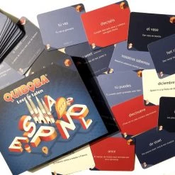 QUIBOBA Spaans Taalspel (spel #1) - Leer De Basiskennis Spaans Met Woordkaarten En Podcast -educational games Winkel 550x546 13