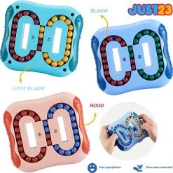 JUST23 Magic Bean Board - IQ Ball Brain Game - Speed Cube - Rood -educational games Winkel 550x548 12