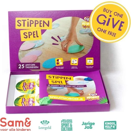 Monkey Moves Beweegspellen - Stippenspel - Beweegspel - Kinderspel - Actief 7 Monkey Moves Beweegspellen - Stippenspel - Beweegspel - Kinderspel - Actief - Afbeelding 7