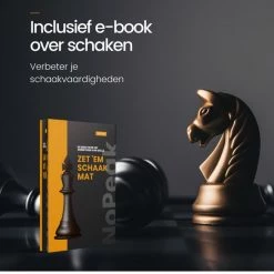 No Peak 3 In 1 Schaakbord - Schaakspel - Dammen - Backgammon - 3 In 1 Schaakset - Inclusief E-Book -educational games Winkel 550x550 162