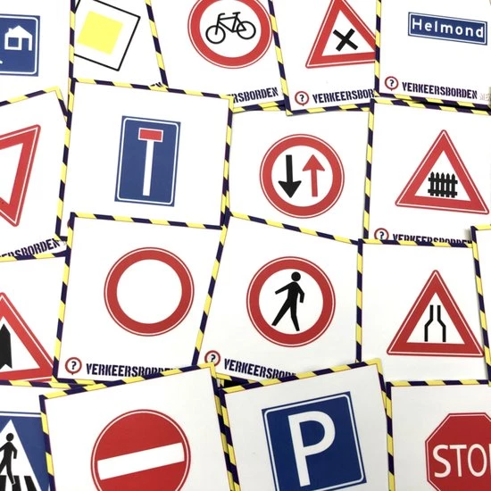 Flexjuf Verkeersbordenmemory (72 Sets) 2 Flexjuf Verkeersbordenmemory (72 Sets) - Afbeelding 2