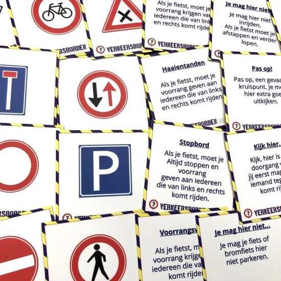 Flexjuf Verkeersbordenmemory (72 Sets) 7 Flexjuf Verkeersbordenmemory (72 Sets) - Afbeelding 7