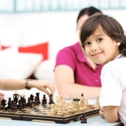 In Round Houten Schaakbord Met Schaakstukken ? Luxe Schaakspel Hout -educational games Winkel 550x550 231