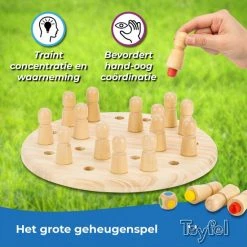 Toyfel Magnus – Houten Memory Schaakspel Met Tas 30 Cm – Memory Chess Montessori Educatief Speelgoed Voor Kinderen Spel Voor Logica & Coördinatie -educational games Winkel 550x550 255