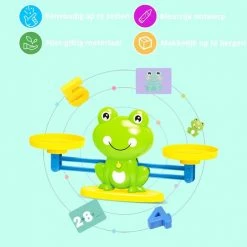 JAXY Educatief Speelgoed - Frog Balance - Monkey Balance - Educatief Speelgoed Voor Kinderen Vanaf 3 Jaar - Speelgoed Voor Jongens En Meisjes - Interactief Speelgoed - Leer Wiskunde En Rekenen - Leren Rekenen - Leren Tellen - 64 Stuks -educational games Winkel 550x550 262