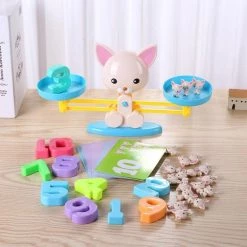 Ariko Montessori Reken Balans Spel Kitten - Kat - Poes - Leren Rekenen - Interactief Speelgoed - Telraam - Reken Weegschaal - Educatief -educational games Winkel 550x550 272