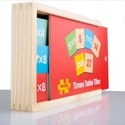 Houten Rekenspel - BIGJIGS - Tafels Oefenen - Compact Doosje Met 81 Opgaves -educational games Winkel 550x550 280