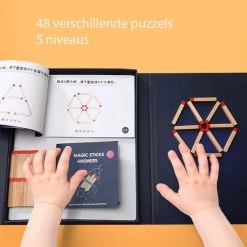 Dorjee Magic Sticks Puzzel - Houten Montessori Speelgoed -educational games Winkel 550x550 304