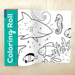 Mudpuppy Under The Sea Coloring Roll -educational games Winkel 550x550 355