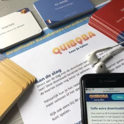 QUIBOBA Spaans Taalspel (spel #1) - Leer De Basiskennis Spaans Met Woordkaarten En Podcast -educational games Winkel 550x550 446