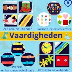 Magnificos - Montessori Speelgoed - Activiteitenbord - Busy Board - Activity Board - Motoriek - Map - Planeten -educational games Winkel 550x550 46