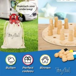 Toyfel Magnus ? Houten Memory Schaakspel Met Tas 18 Cm ? Memory Chess Montessori Educatief Speelgoed Voor Kinderen Spel Voor Logica & Co?rdinatie -educational games Winkel 550x550 54