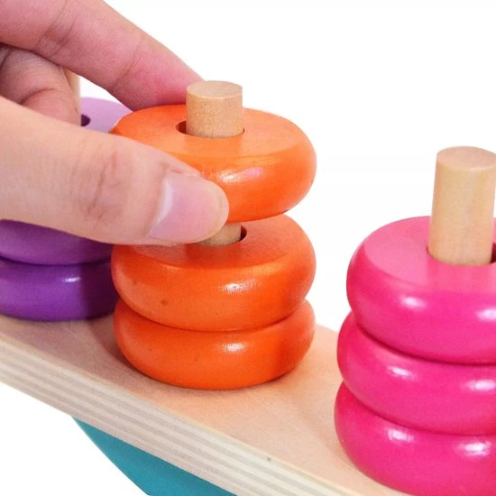 ACool Toy 3-in-1 Montessori Speelgoed Box Olifant - Sensorisch - Baby Speelgoed - Telraam - Stapeltoren - 1 Tot 4 Jaar 2 ACool Toy 3-in-1 Montessori Speelgoed Box Olifant - Sensorisch - Baby Speelgoed - Telraam - Stapeltoren - 1 Tot 4 Jaar - Afbeelding 2