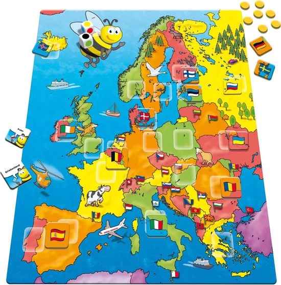 Tactic Ik Leer De Europeese Vlaggen - Educatief Spel 4 Tactic Ik Leer De Europeese Vlaggen - Educatief Spel - Afbeelding 4