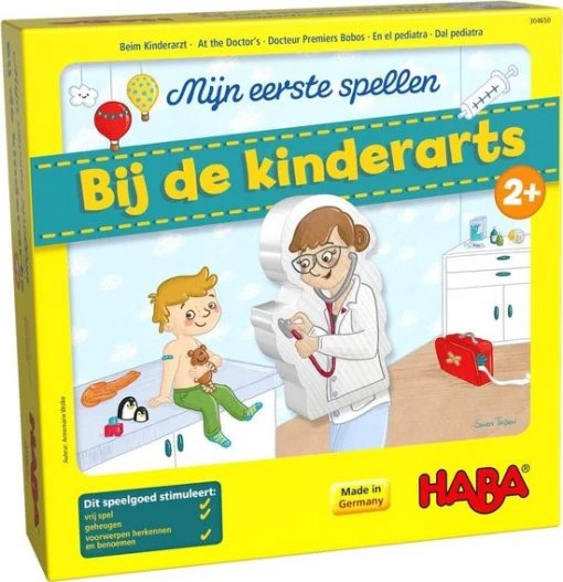 Haba - Haba Mijn Eerste Spellen Bij De Kinderarts -educational games Winkel 550x568 3
