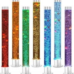 Playlearn Bellenbuis 120 Cm Met Visjes -Snoezellamp- Sensorische Ruimte-Relaxen- Ontspannen- Zintuiglijke Stimulatie- Decoratief- Klaslokaal